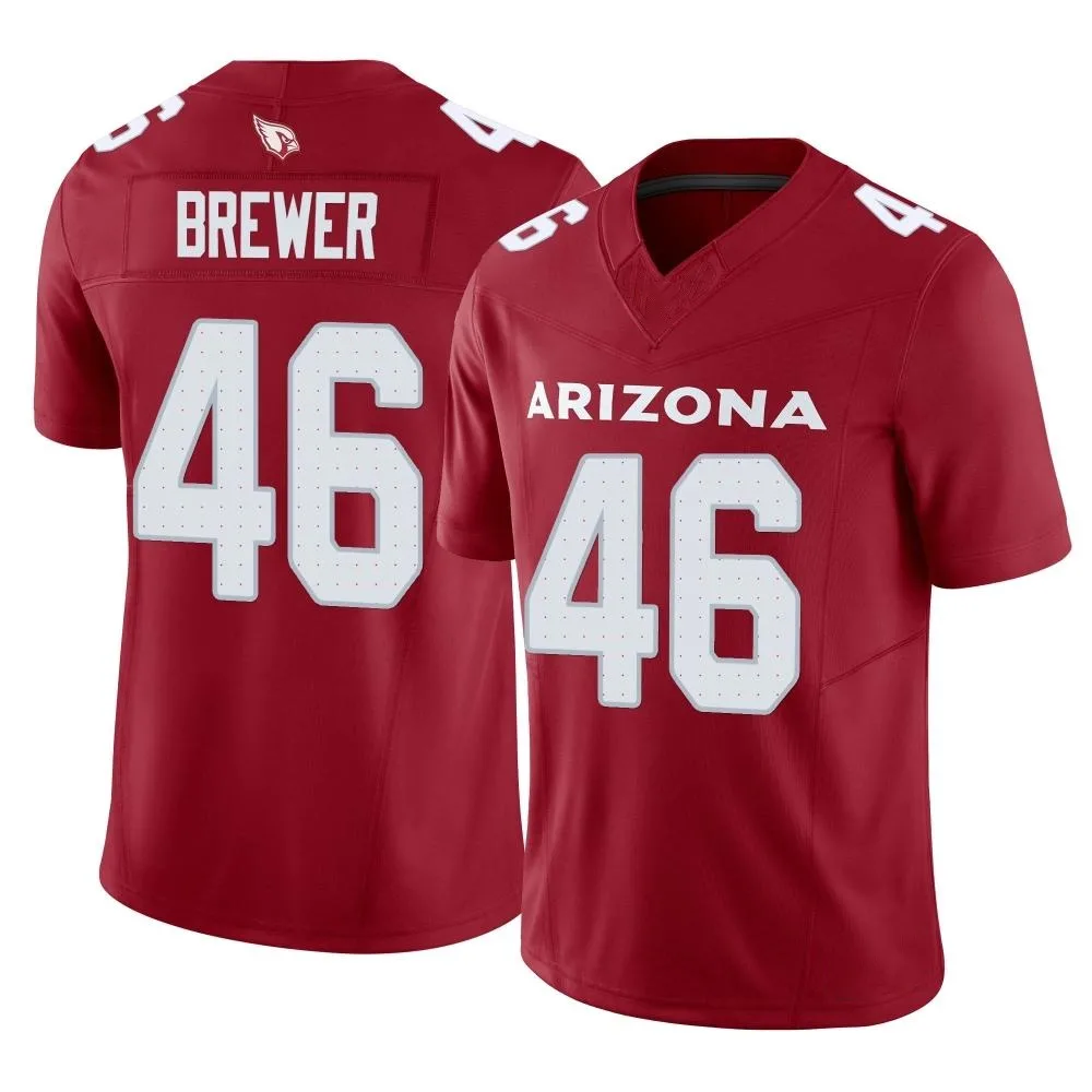 Youth Arizona Cardinals Aaron Brewer Nike Cardinal Vapor F.U.S.E. Limited Jersey Youth Arizona Cardinals Aaron Brewer Nike Cardinal Vapor F.U.S.E. Limited Jersey