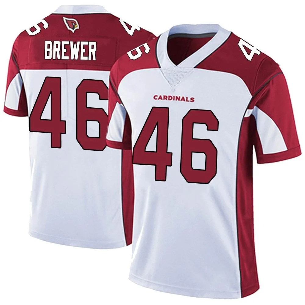 Youth Arizona Cardinals Aaron Brewer Nike Vapor Untouchable Limited White Jersey Youth Arizona Cardinals Aaron Brewer Nike Vapor Untouchable Limited White Jersey