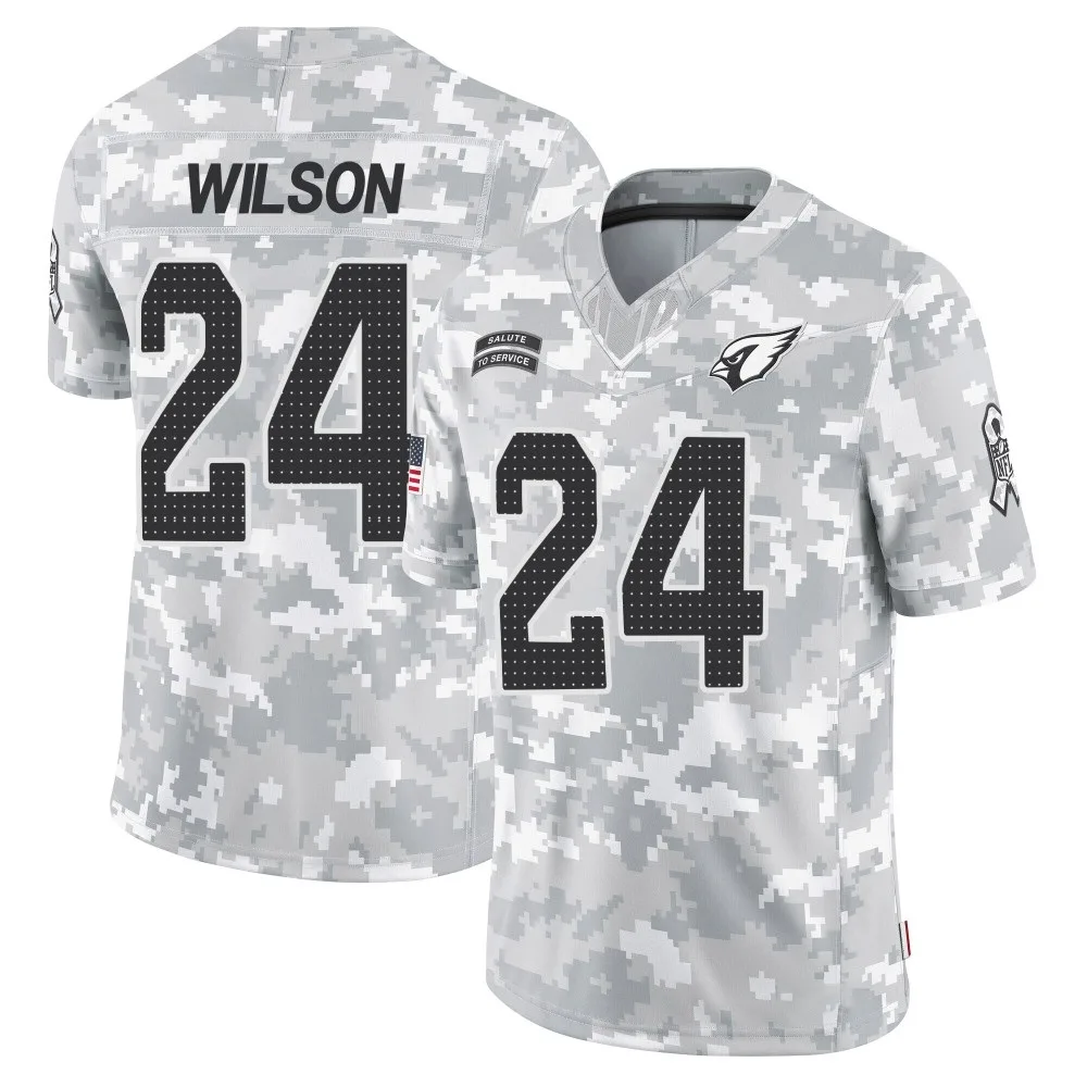 Youth Arizona Cardinals Adrian Wilson Nike 2024 Salute To Service Limited Arctic Camo Jersey Youth Arizona Cardinals Adrian Wilson Nike 2024 Salute To Service Limited Arctic Camo Jersey