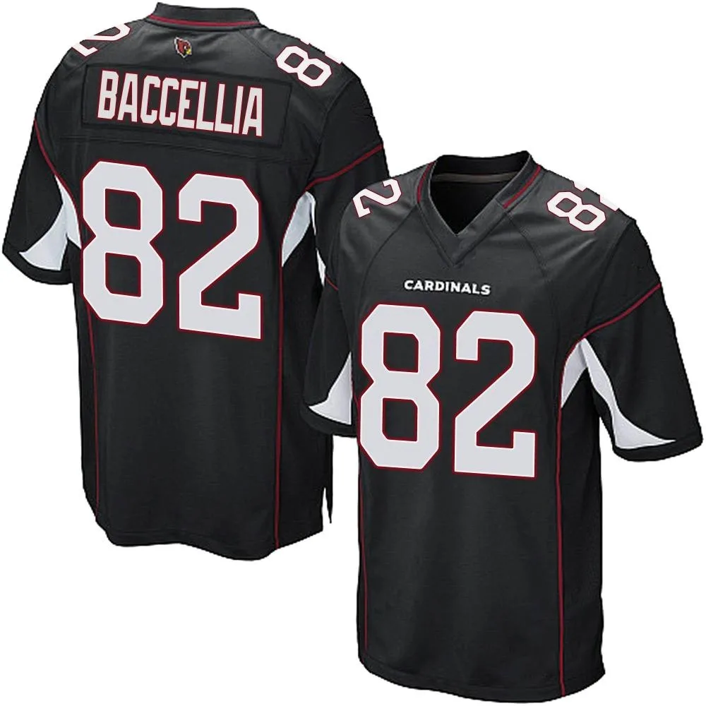 Men's Arizona Cardinals Andre Baccellia Nike Alternate Game Black Jersey Men's Arizona Cardinals Andre Baccellia Nike Alternate Game Black Jersey