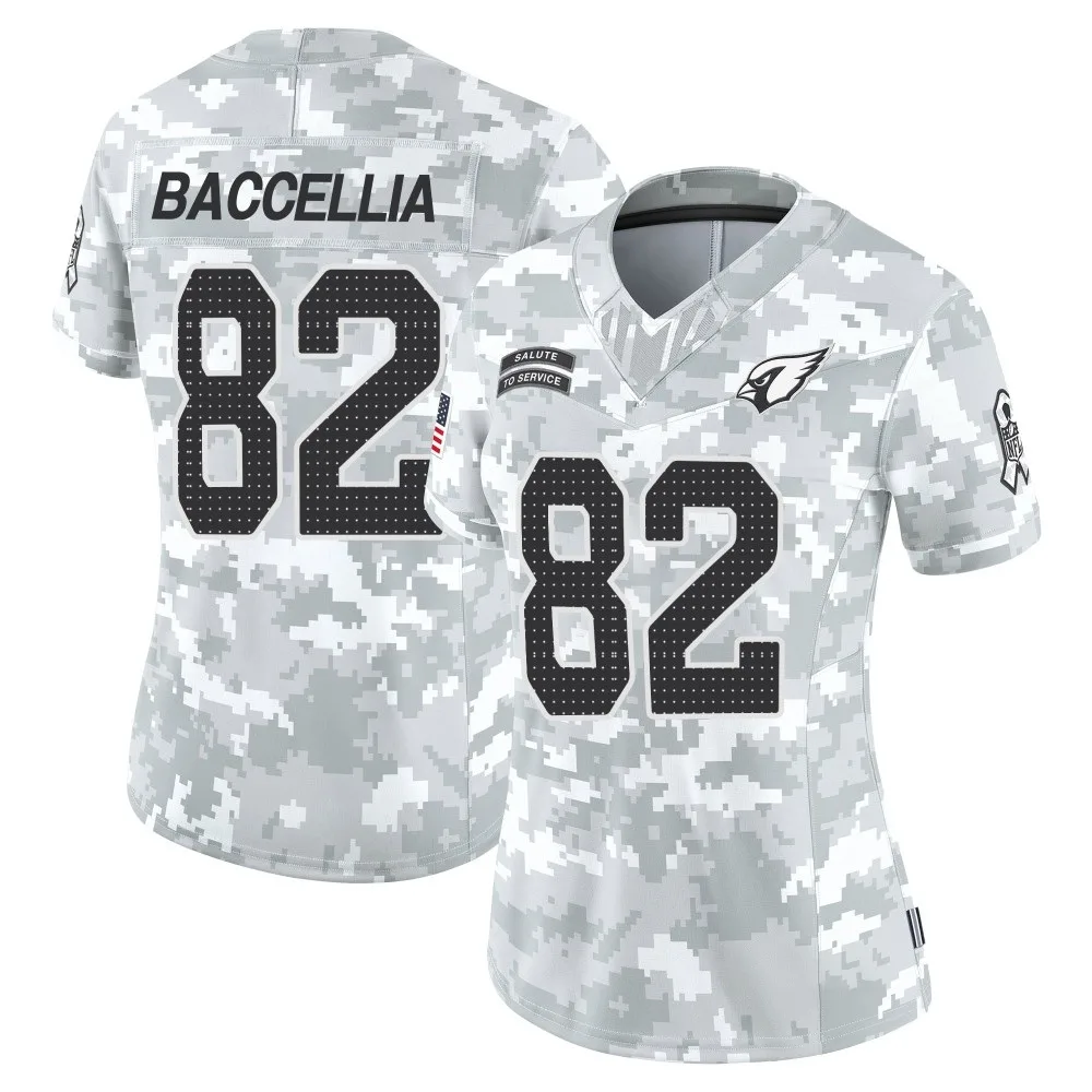 Women's Arizona Cardinals Andre Baccellia Nike 2024 Salute To Service Limited Arctic Camo Jersey Women's Arizona Cardinals Andre Baccellia Nike 2024 Salute To Service Limited Arctic Camo Jersey