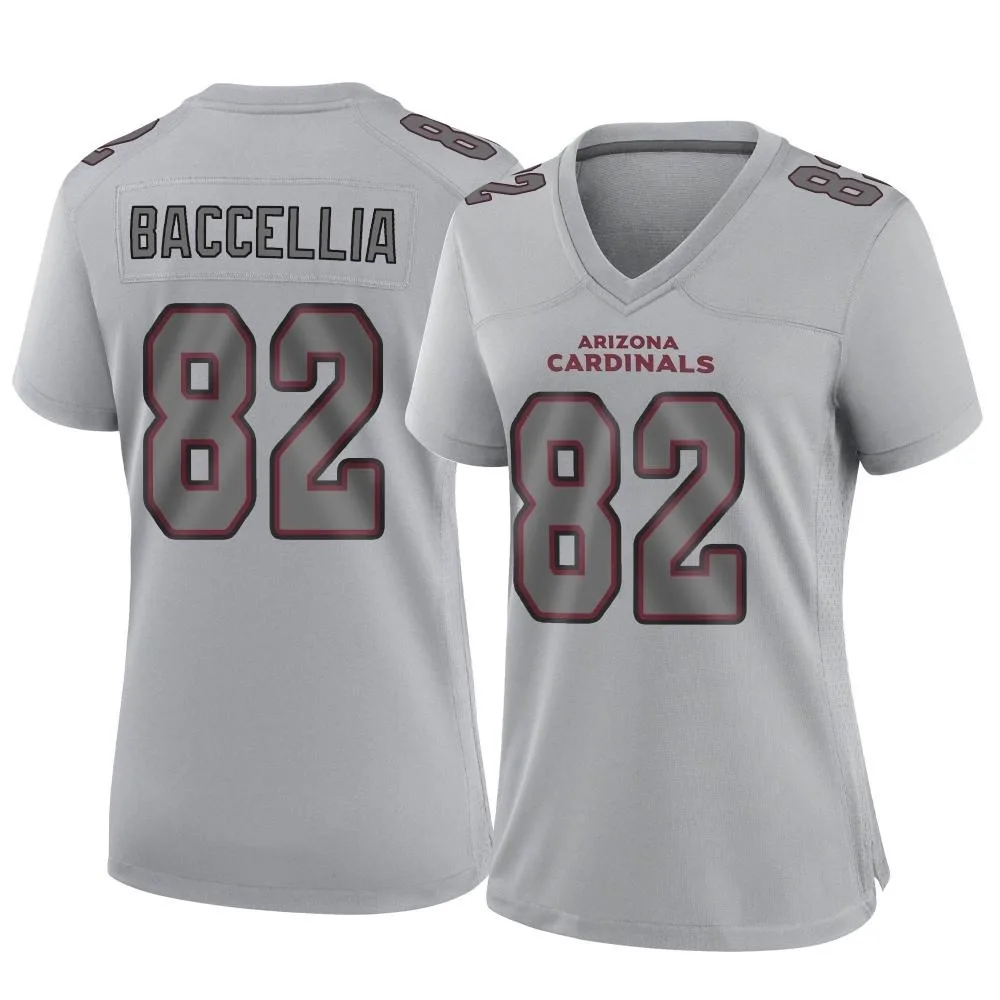 Women's Arizona Cardinals Andre Baccellia Nike Atmosphere Fashion Game Gray Jersey Women's Arizona Cardinals Andre Baccellia Nike Atmosphere Fashion Game Gray Jersey