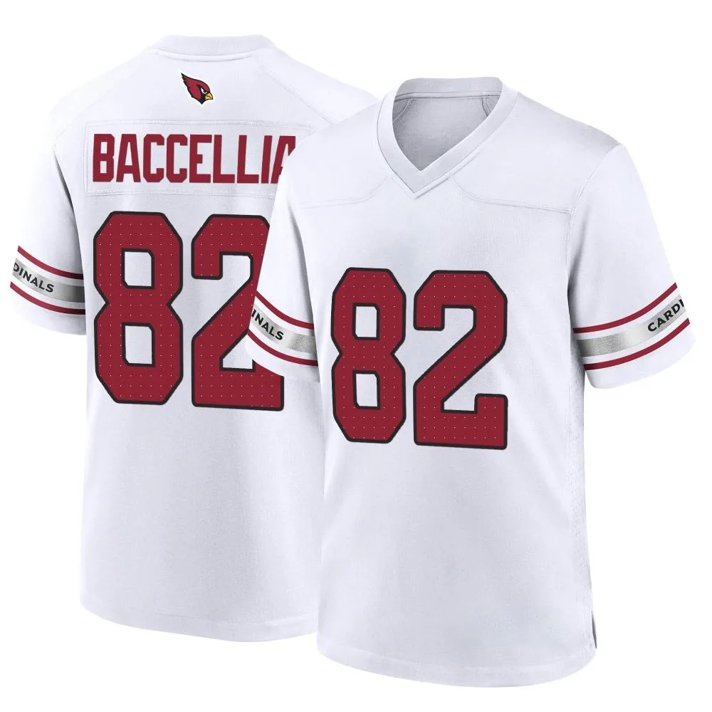 Youth Arizona Cardinals Andre Baccellia Nike Game White Jersey Youth Arizona Cardinals Andre Baccellia Nike Game White Jersey