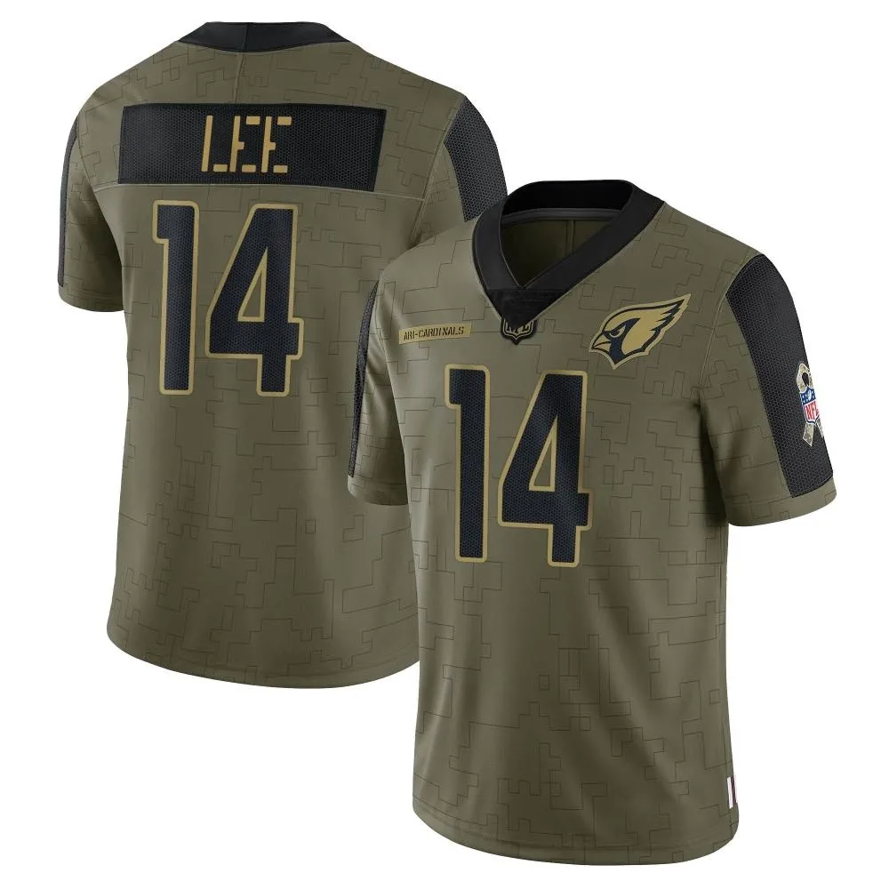 Men's Arizona Cardinals Andy Lee Nike 2021 Salute To Service Limited Olive Jersey Men's Arizona Cardinals Andy Lee Nike 2021 Salute To Service Limited Olive Jersey