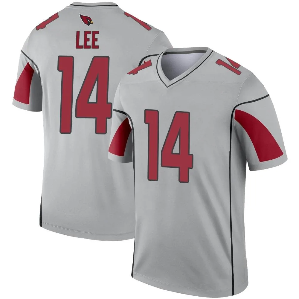 Men's Arizona Cardinals Andy Lee Nike Inverted Silver Legend Jersey Men's Arizona Cardinals Andy Lee Nike Inverted Silver Legend Jersey