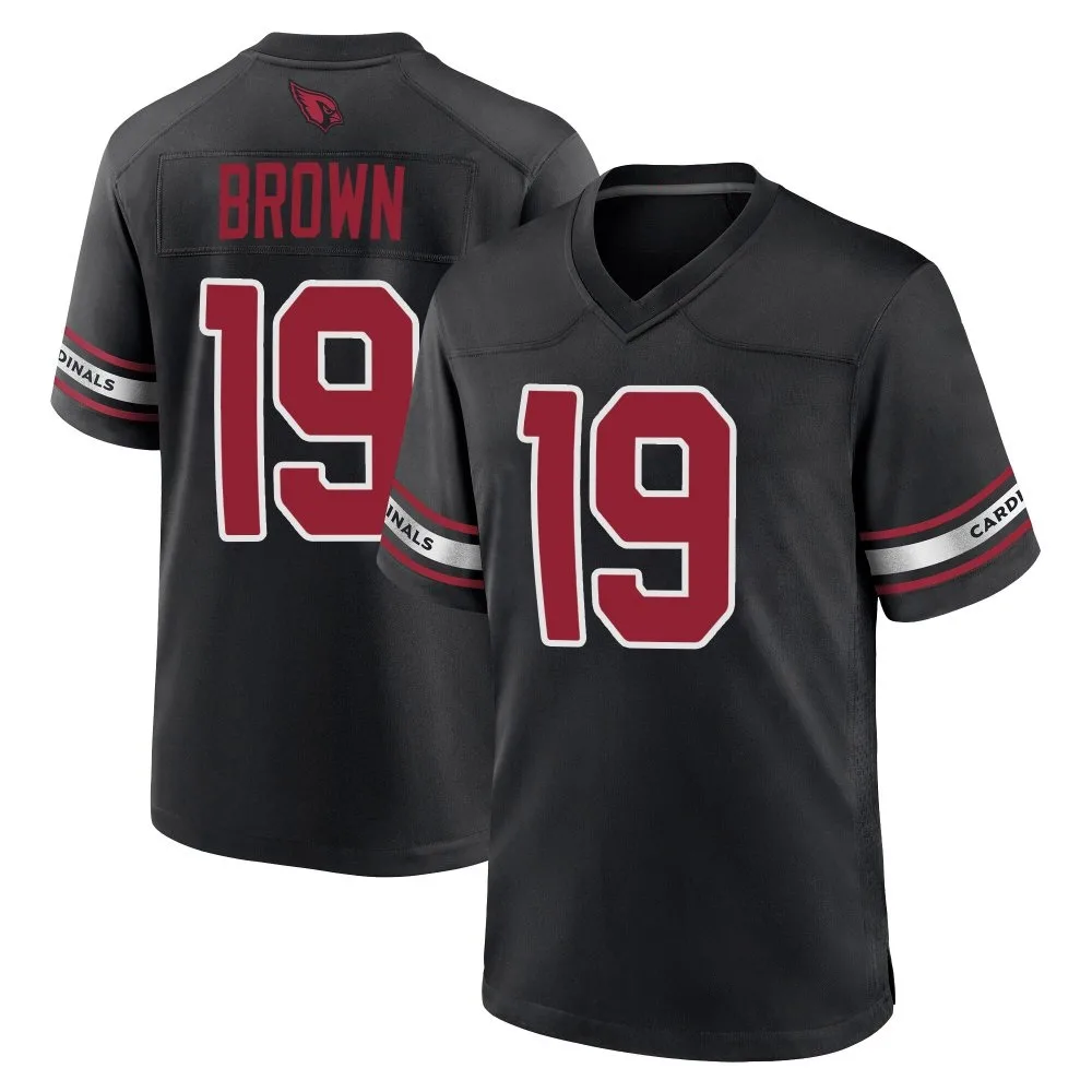 Men's Arizona Cardinals Anthony Brown Jr. Nike 2nd Alternate Game Black Jersey Men's Arizona Cardinals Anthony Brown Jr. Nike 2nd Alternate Game Black Jersey