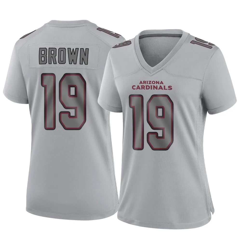 Women's Arizona Cardinals Anthony Brown Jr. Nike Atmosphere Fashion Game Gray Jersey Women's Arizona Cardinals Anthony Brown Jr. Nike Atmosphere Fashion Game Gray Jersey