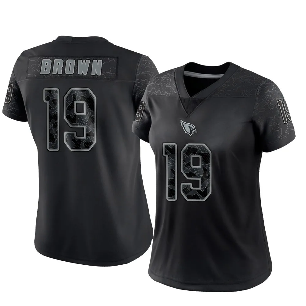 Women's Arizona Cardinals Anthony Brown Jr. Nike Reflective Limited Black Jersey Women's Arizona Cardinals Anthony Brown Jr. Nike Reflective Limited Black Jersey