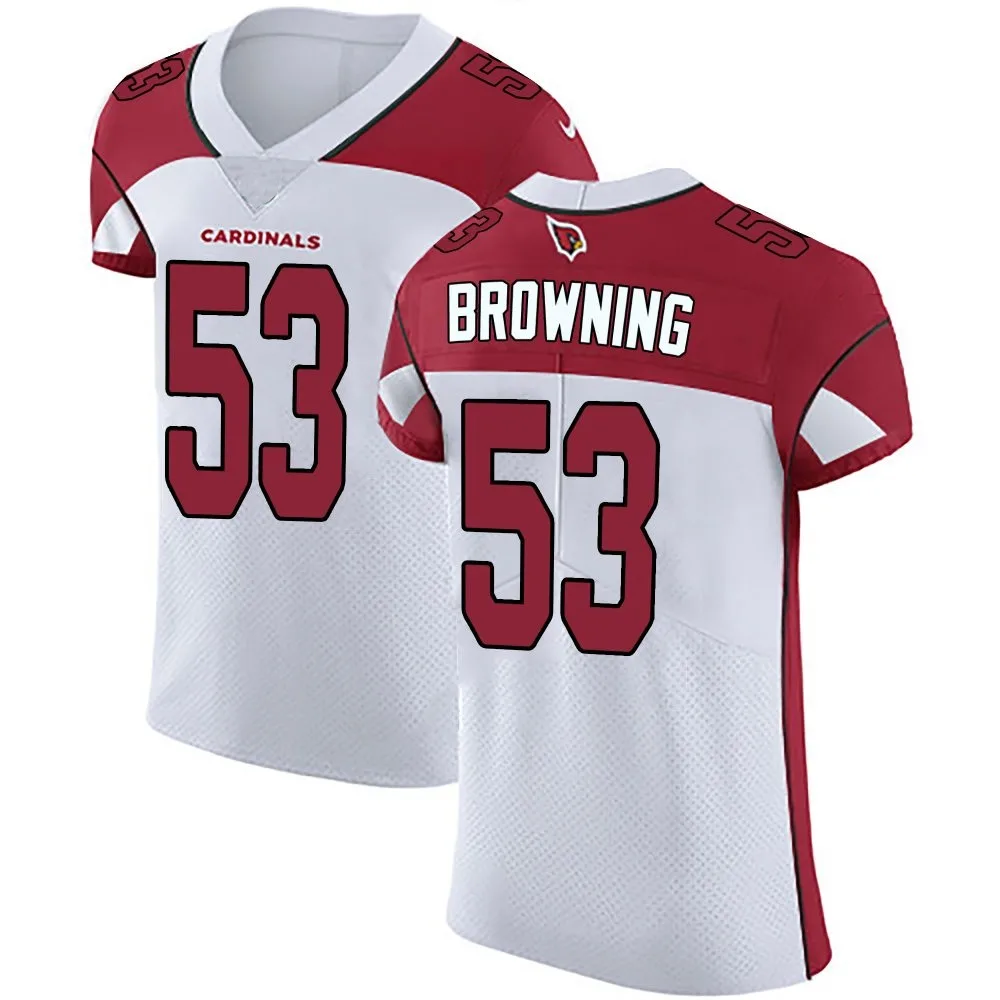 Men's Arizona Cardinals Baron Browning Nike Vapor Untouchable Elite White Jersey Men's Arizona Cardinals Baron Browning Nike Vapor Untouchable Elite White Jersey