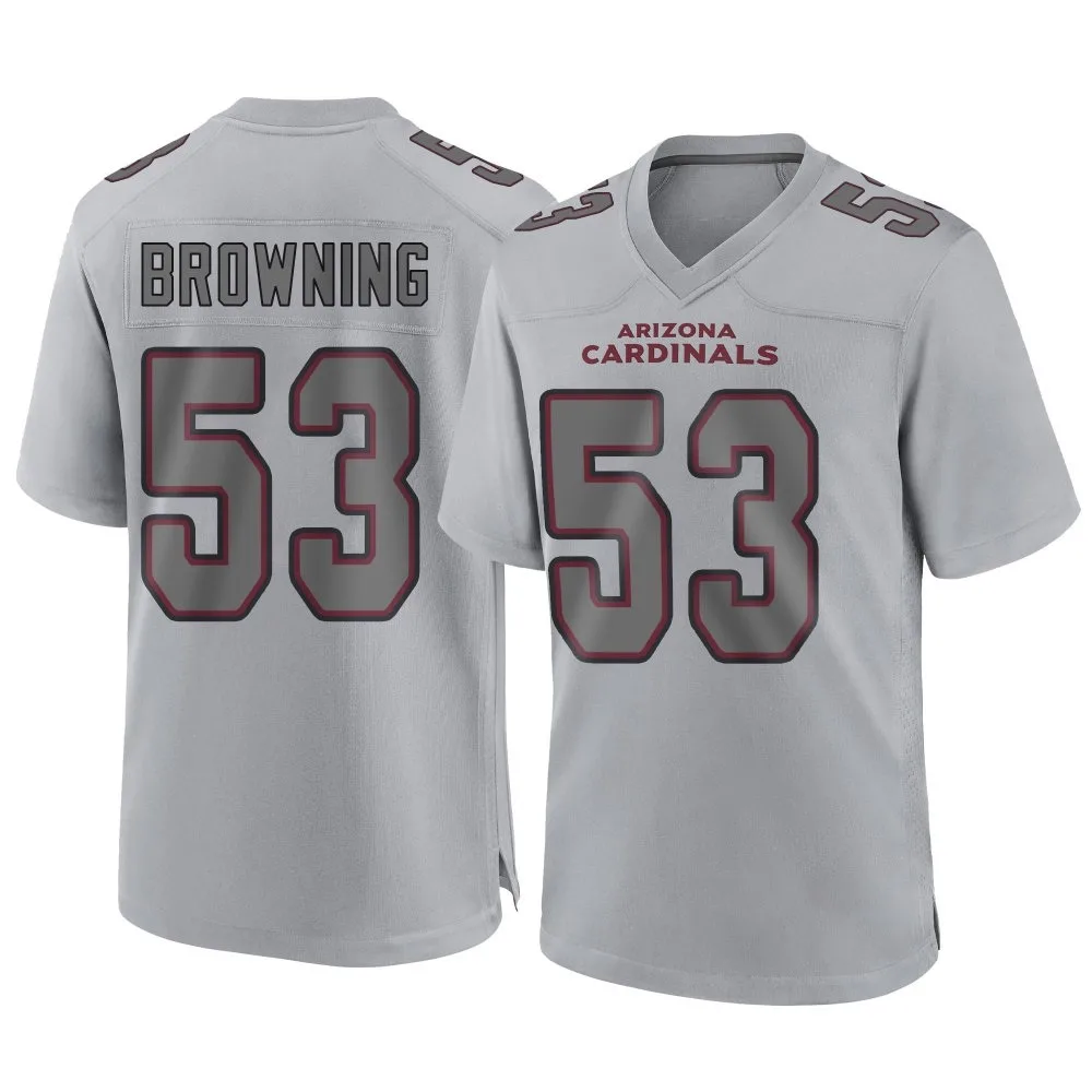Youth Arizona Cardinals Baron Browning Nike Atmosphere Fashion Game Gray Jersey Youth Arizona Cardinals Baron Browning Nike Atmosphere Fashion Game Gray Jersey