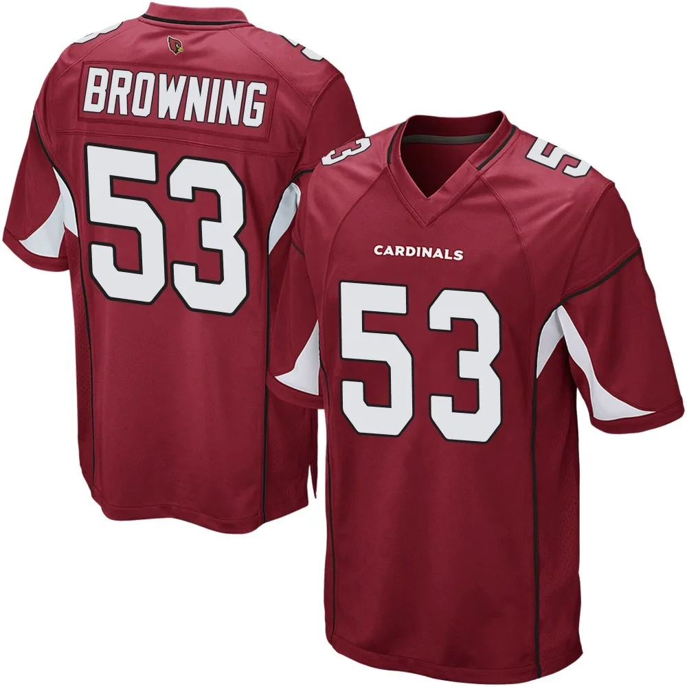 Youth Arizona Cardinals Baron Browning Nike Cardinal Team Color Game Jersey Youth Arizona Cardinals Baron Browning Nike Cardinal Team Color Game Jersey