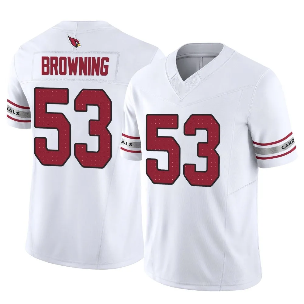 Youth Arizona Cardinals Baron Browning Nike Vapor F.U.S.E. Limited White Jersey Youth Arizona Cardinals Baron Browning Nike Vapor F.U.S.E. Limited White Jersey