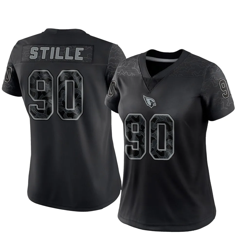 Women's Arizona Cardinals Ben Stille Nike Reflective Limited Black Jersey Women's Arizona Cardinals Ben Stille Nike Reflective Limited Black Jersey