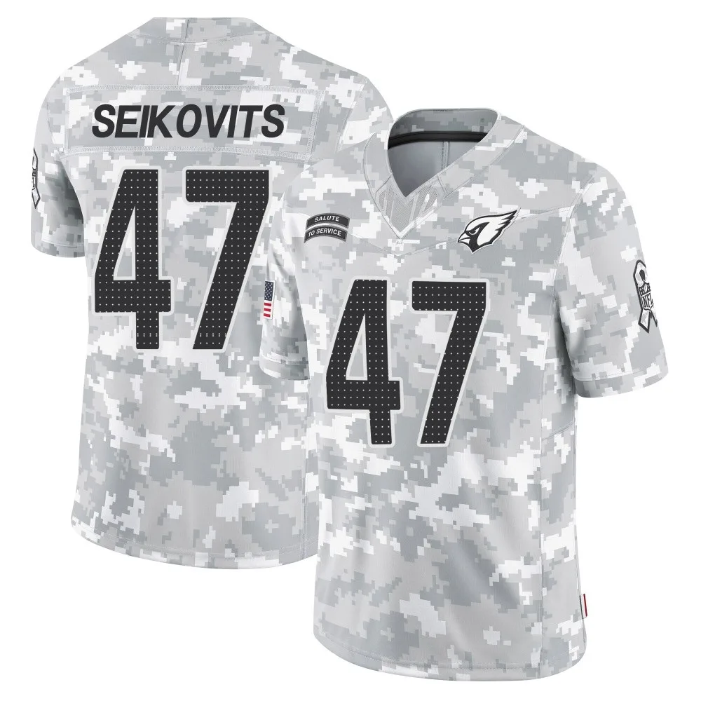 Men's Arizona Cardinals Bernhard Seikovits Nike 2024 Salute To Service Limited Arctic Camo Jersey Men's Arizona Cardinals Bernhard Seikovits Nike 2024 Salute To Service Limited Arctic Camo Jersey
