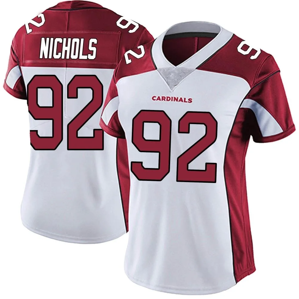 Women's Arizona Cardinals Bilal Nichols Nike Vapor Untouchable Limited White Jersey Women's Arizona Cardinals Bilal Nichols Nike Vapor Untouchable Limited White Jersey