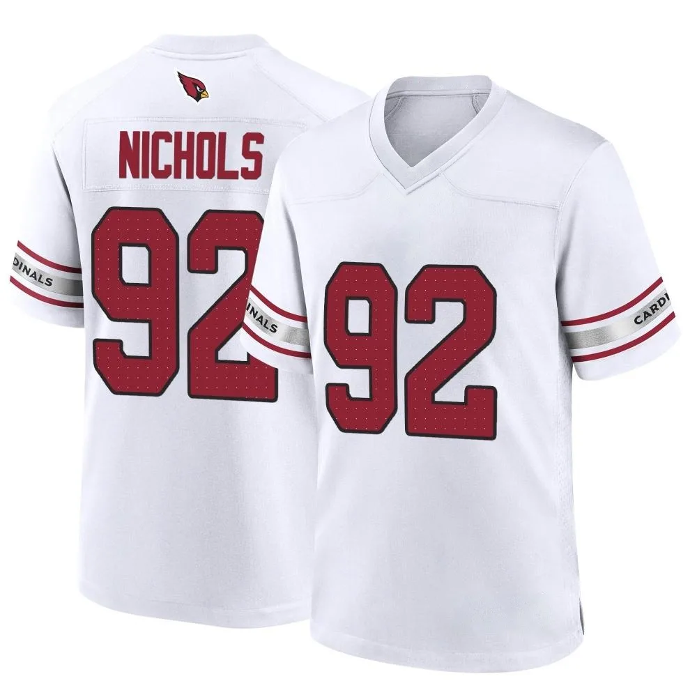 Youth Arizona Cardinals Bilal Nichols Nike Game White Jersey Youth Arizona Cardinals Bilal Nichols Nike Game White Jersey