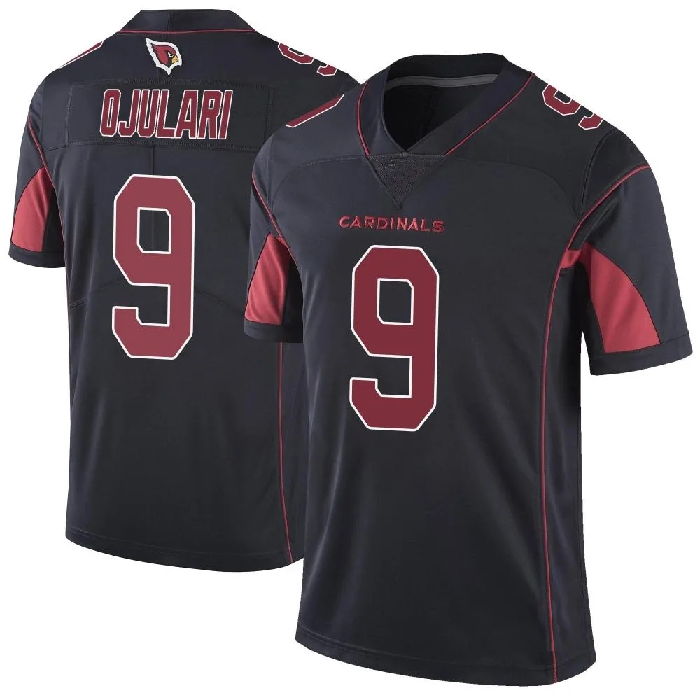 Men's Arizona Cardinals Bj Ojulari Nike Color Rush Vapor Untouchable Limited Black Jersey Men's Arizona Cardinals Bj Ojulari Nike Color Rush Vapor Untouchable Limited Black Jersey