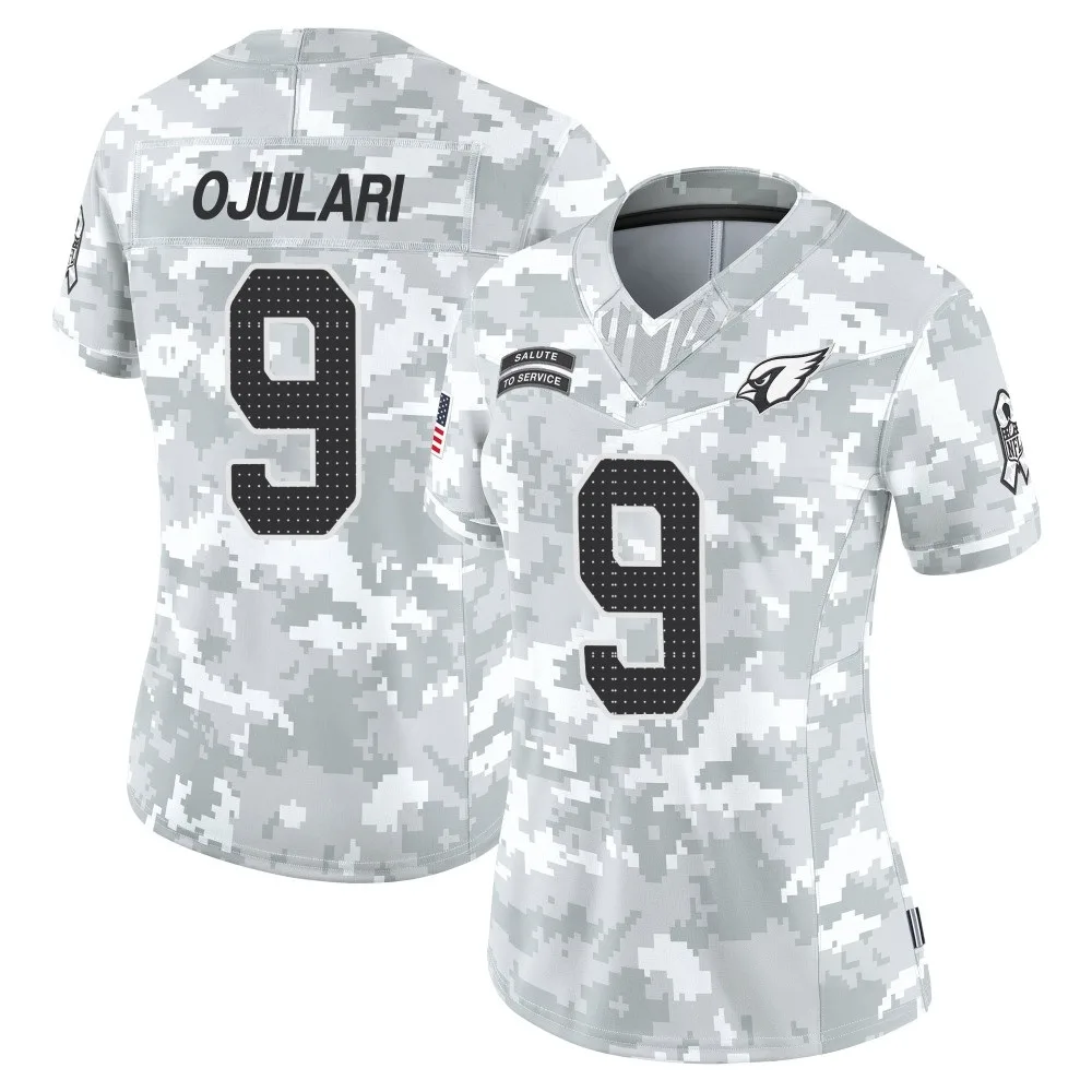 Women's Arizona Cardinals Bj Ojulari Nike 2024 Salute To Service Limited Arctic Camo Jersey Women's Arizona Cardinals Bj Ojulari Nike 2024 Salute To Service Limited Arctic Camo Jersey