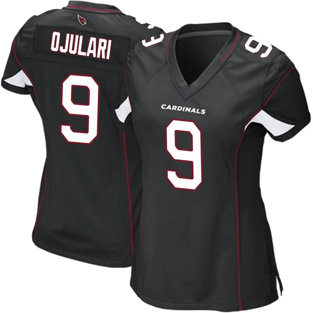 Women's Arizona Cardinals Bj Ojulari Nike Alternate Game Black Jersey Women's Arizona Cardinals Bj Ojulari Nike Alternate Game Black Jersey
