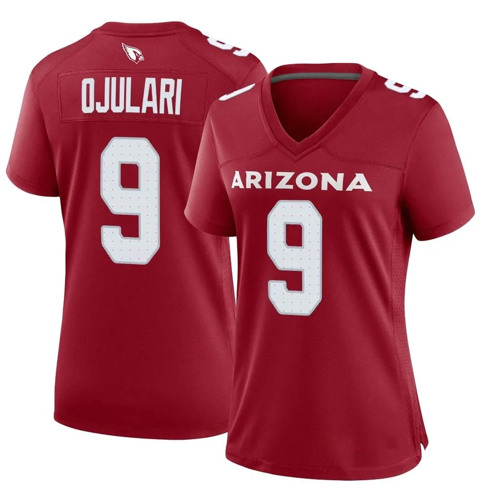 Women's Arizona Cardinals Bj Ojulari Nike Cardinal Game Jersey Women's Arizona Cardinals Bj Ojulari Nike Cardinal Game Jersey