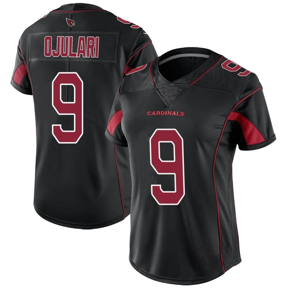 Women's Arizona Cardinals Bj Ojulari Nike Color Rush Limited Black Jersey Women's Arizona Cardinals Bj Ojulari Nike Color Rush Limited Black Jersey