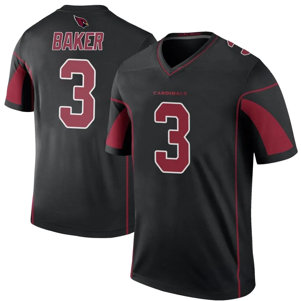 Men's Arizona Cardinals Budda Baker Nike Color Rush Legend Black Jersey Men's Arizona Cardinals Budda Baker Nike Color Rush Legend Black Jersey
