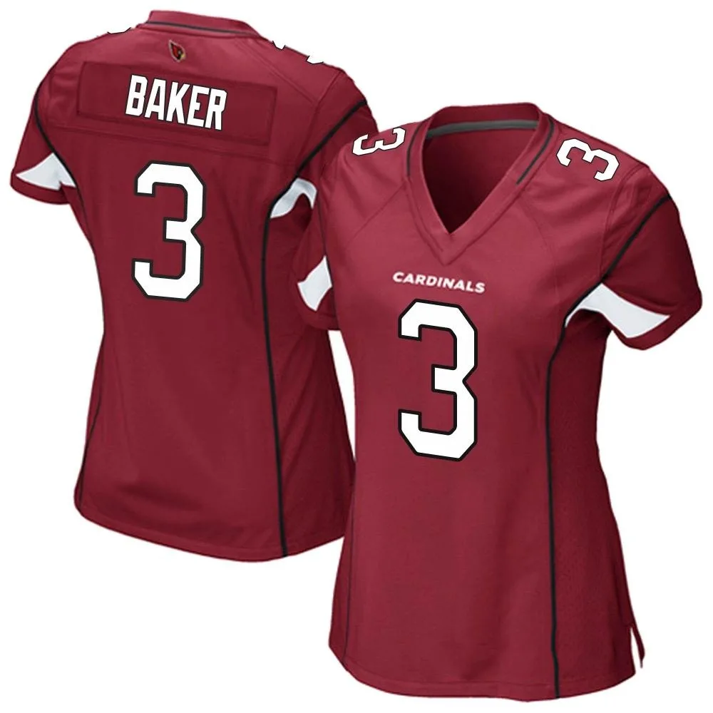 Women's Arizona Cardinals Budda Baker Nike Cardinal Team Color Game Jersey Women's Arizona Cardinals Budda Baker Nike Cardinal Team Color Game Jersey