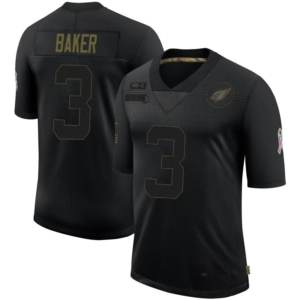 Youth Arizona Cardinals Budda Baker Nike 2020 Salute To Service Limited Black Jersey Youth Arizona Cardinals Budda Baker Nike 2020 Salute To Service Limited Black Jersey