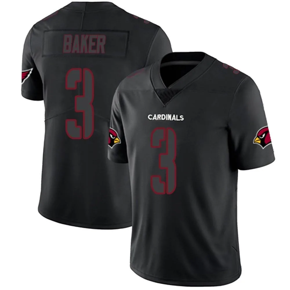 Youth Arizona Cardinals Budda Baker Nike Limited Black Impact Jersey Youth Arizona Cardinals Budda Baker Nike Limited Black Impact Jersey