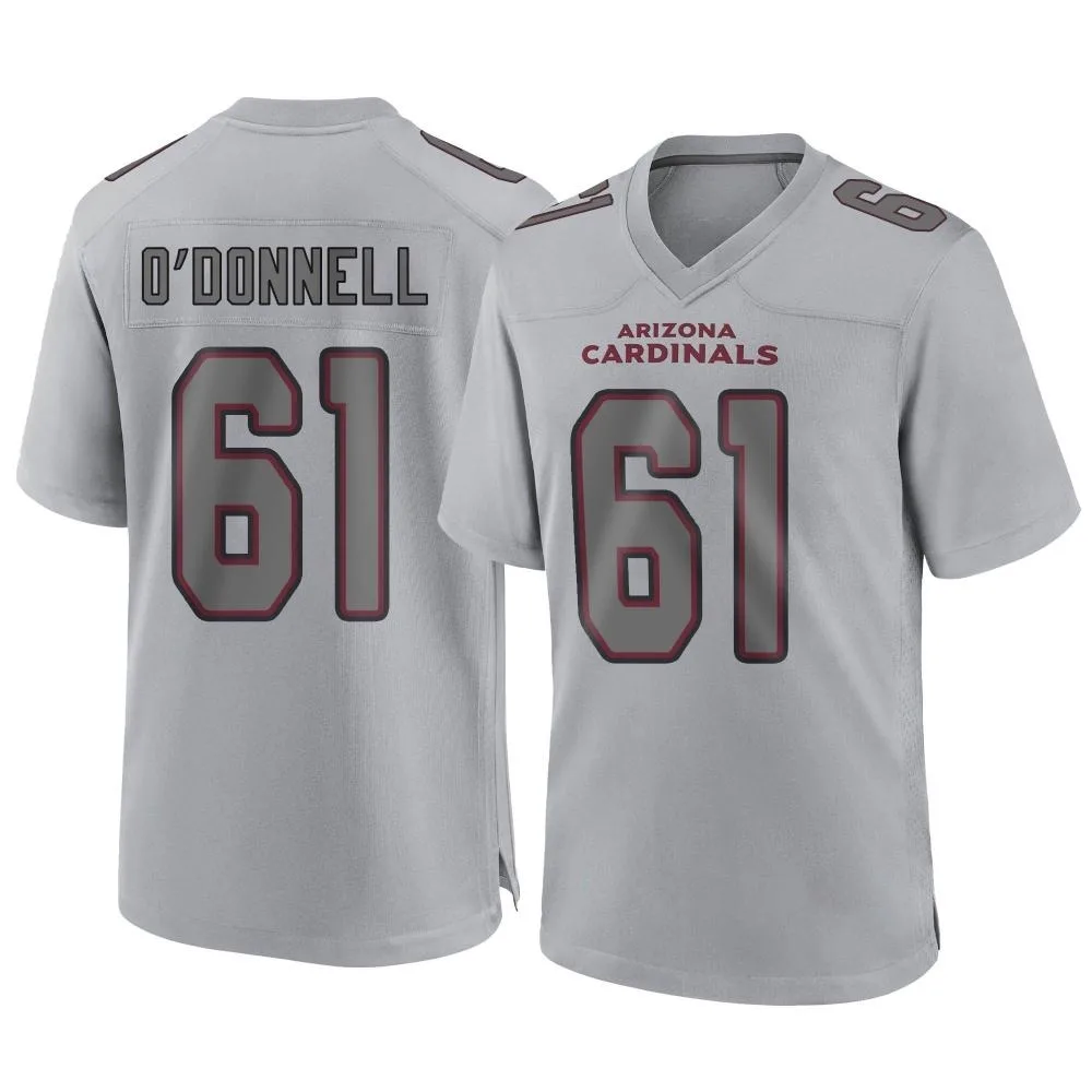 Men's Arizona Cardinals Carter O'donnell Nike Atmosphere Fashion Game Gray Jersey Men's Arizona Cardinals Carter O'donnell Nike Atmosphere Fashion Game Gray Jersey