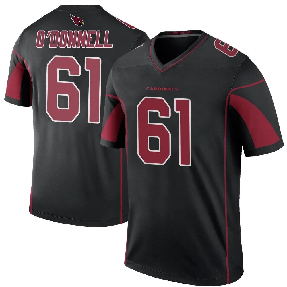 Men's Arizona Cardinals Carter O'donnell Nike Color Rush Legend Black Jersey Men's Arizona Cardinals Carter O'donnell Nike Color Rush Legend Black Jersey