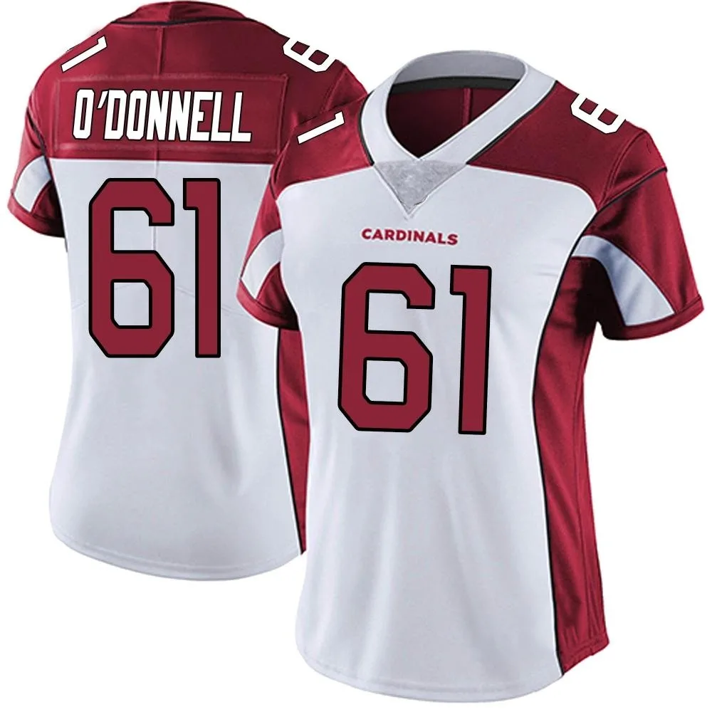 Women's Arizona Cardinals Carter O'donnell Nike Vapor Untouchable Limited White Jersey Women's Arizona Cardinals Carter O'donnell Nike Vapor Untouchable Limited White Jersey