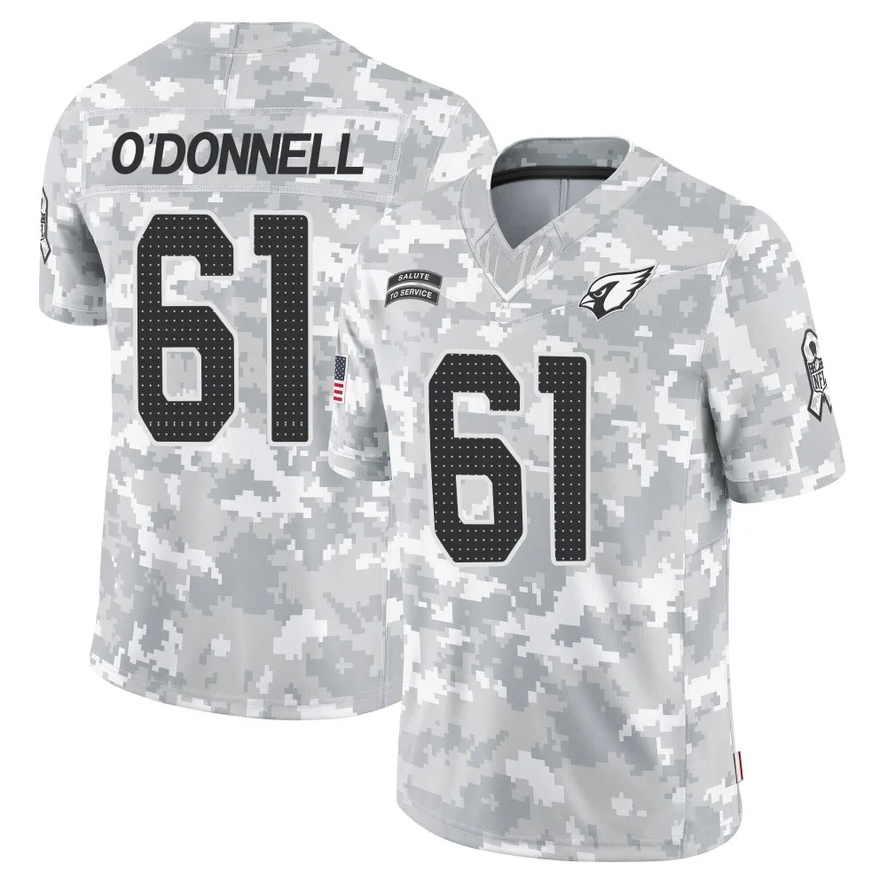 Youth Arizona Cardinals Carter O'donnell Nike 2024 Salute To Service Limited Arctic Camo Jersey Youth Arizona Cardinals Carter O'donnell Nike 2024 Salute To Service Limited Arctic Camo Jersey