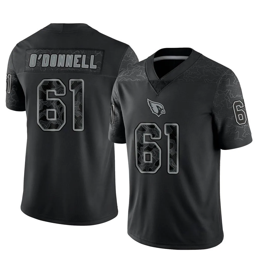 Youth Arizona Cardinals Carter O'donnell Nike Reflective Limited Black Jersey Youth Arizona Cardinals Carter O'donnell Nike Reflective Limited Black Jersey