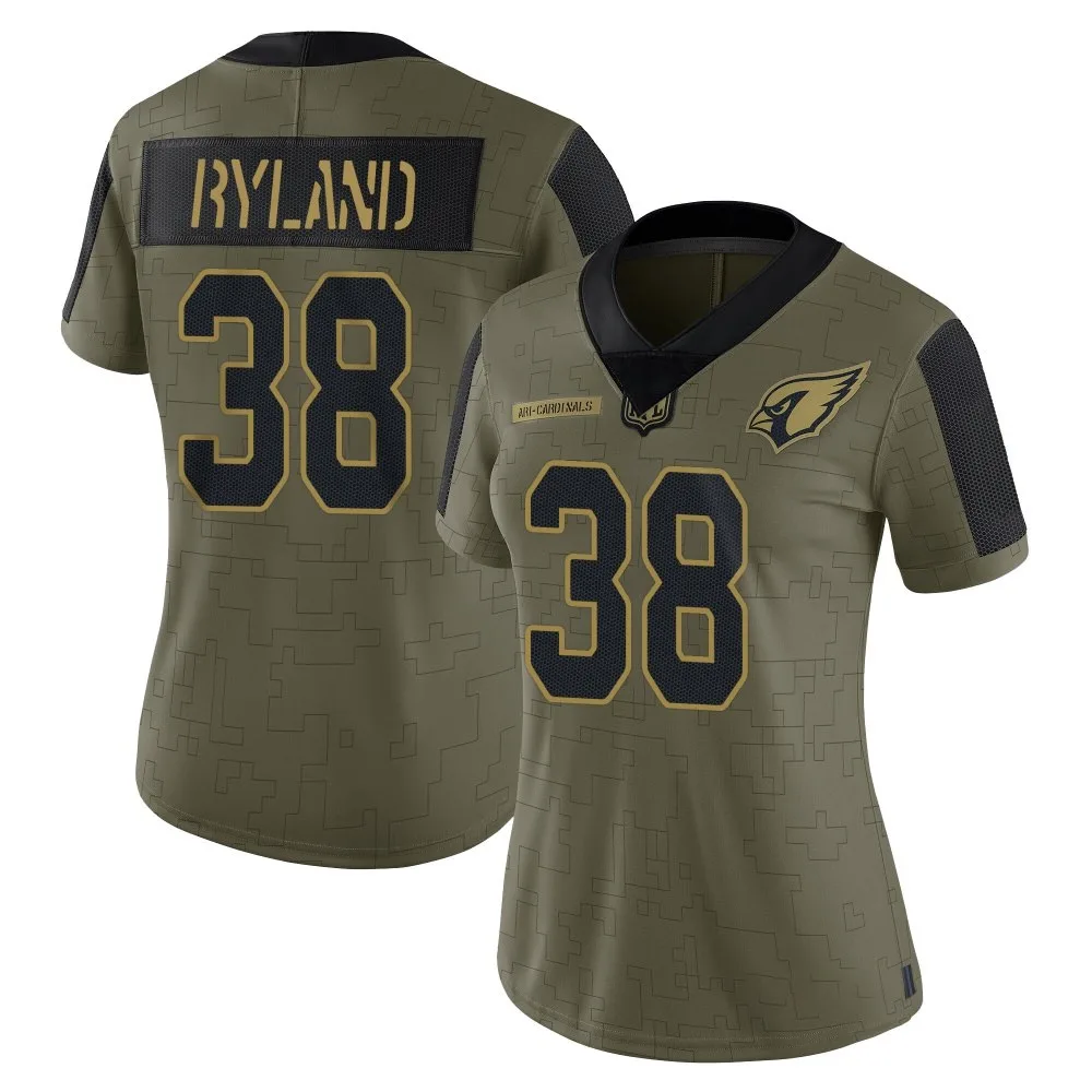 Women's Arizona Cardinals Chad Ryland Nike 2021 Salute To Service Limited Olive Jersey Women's Arizona Cardinals Chad Ryland Nike 2021 Salute To Service Limited Olive Jersey