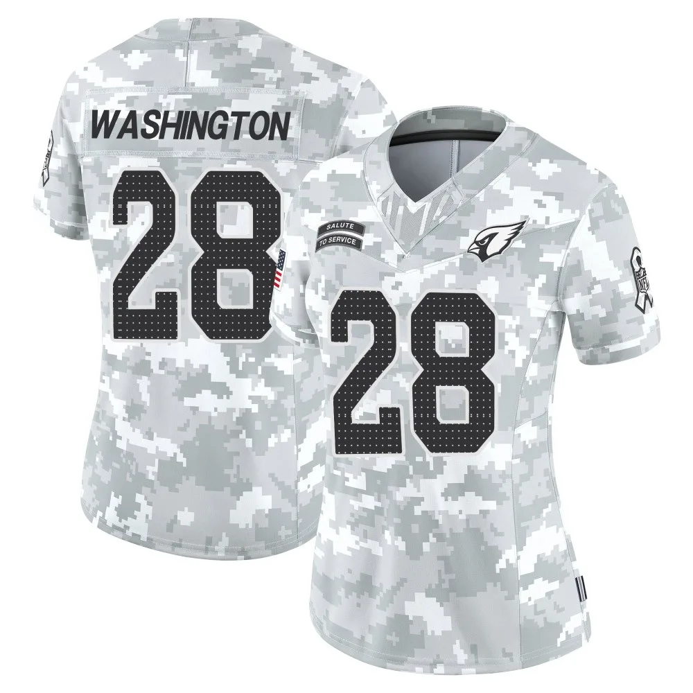 Women's Arizona Cardinals Charles Washington Nike 2024 Salute To Service Limited Arctic Camo Jersey Women's Arizona Cardinals Charles Washington Nike 2024 Salute To Service Limited Arctic Camo Jersey