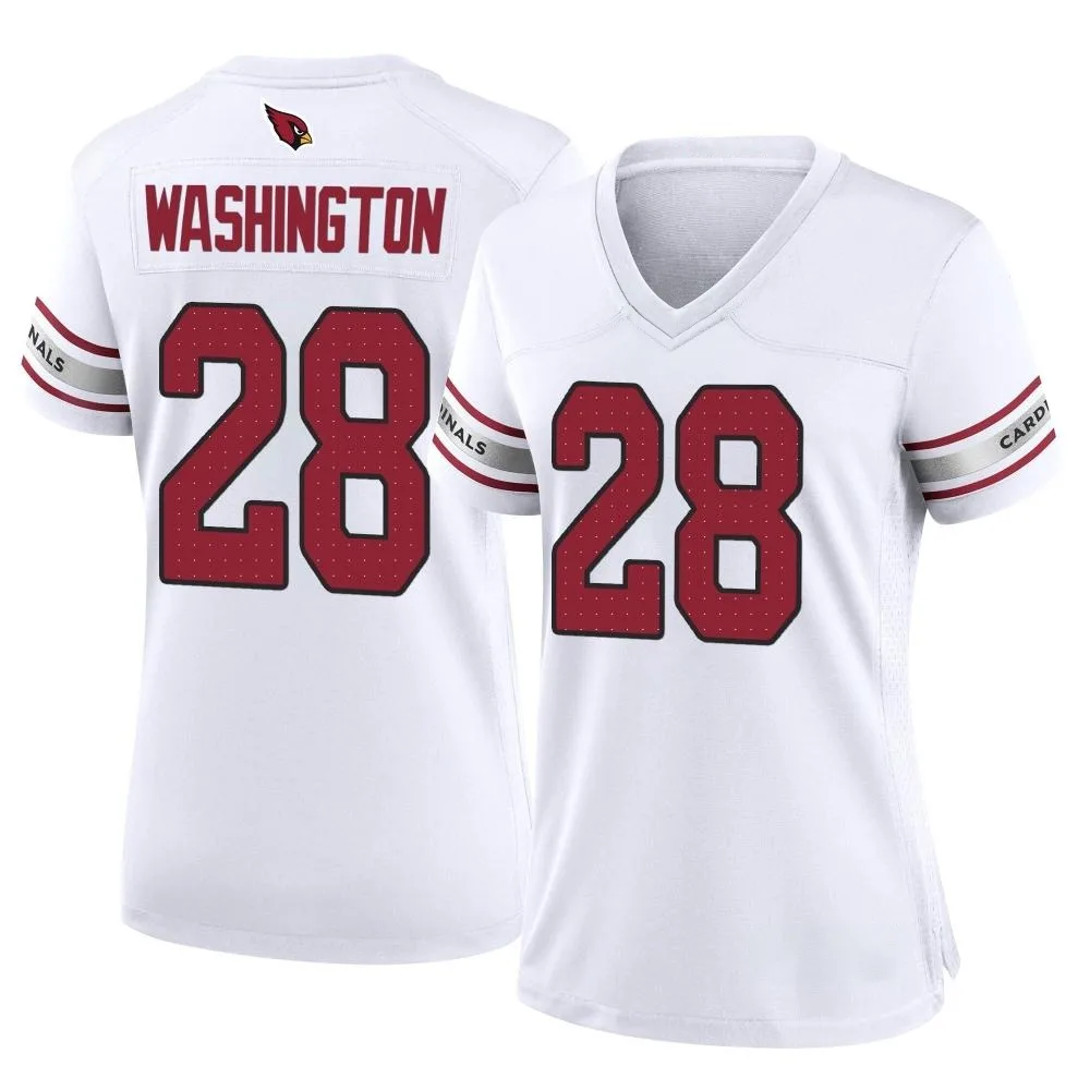 Women's Arizona Cardinals Charles Washington Nike Game White Jersey Women's Arizona Cardinals Charles Washington Nike Game White Jersey