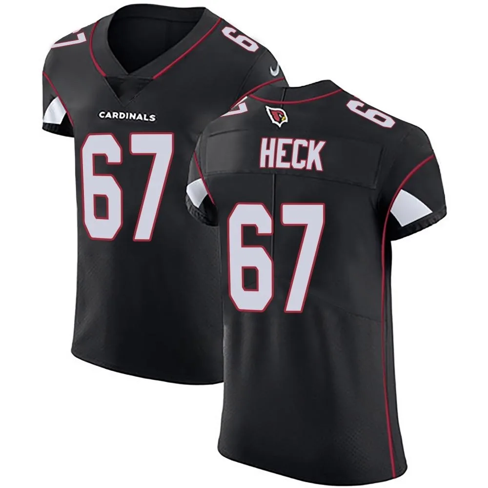 Men's Arizona Cardinals Charlie Heck Nike Alternate Vapor Untouchable Elite Black Jersey Men's Arizona Cardinals Charlie Heck Nike Alternate Vapor Untouchable Elite Black Jersey
