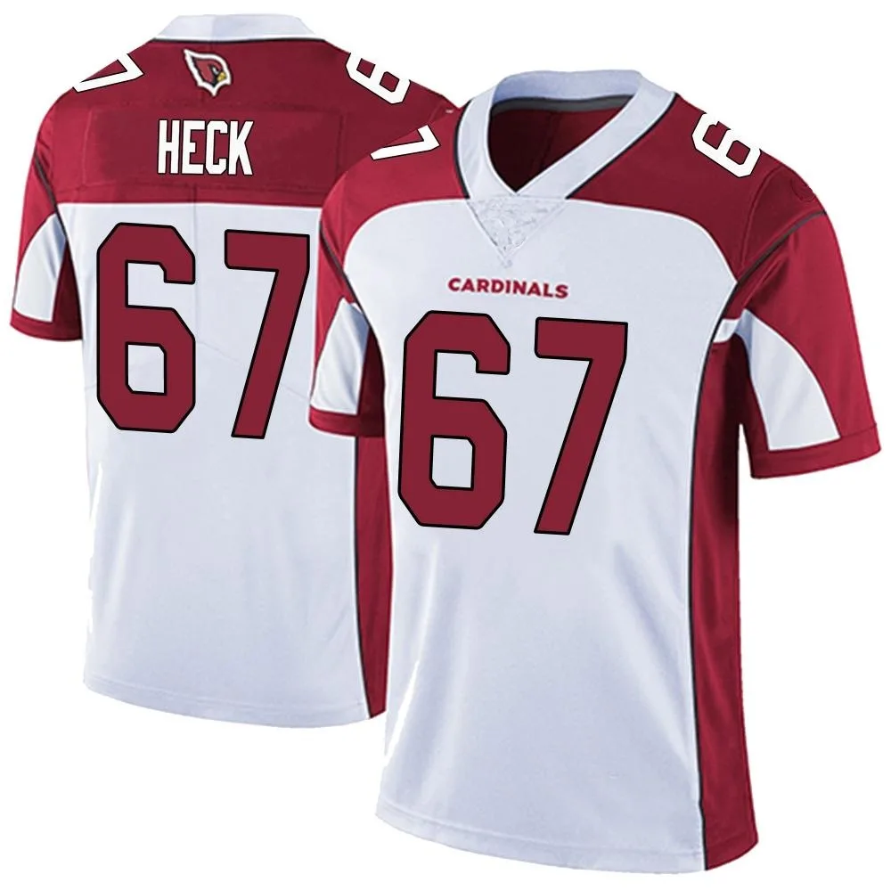 Men's Arizona Cardinals Charlie Heck Nike Vapor Untouchable Limited White Jersey Men's Arizona Cardinals Charlie Heck Nike Vapor Untouchable Limited White Jersey