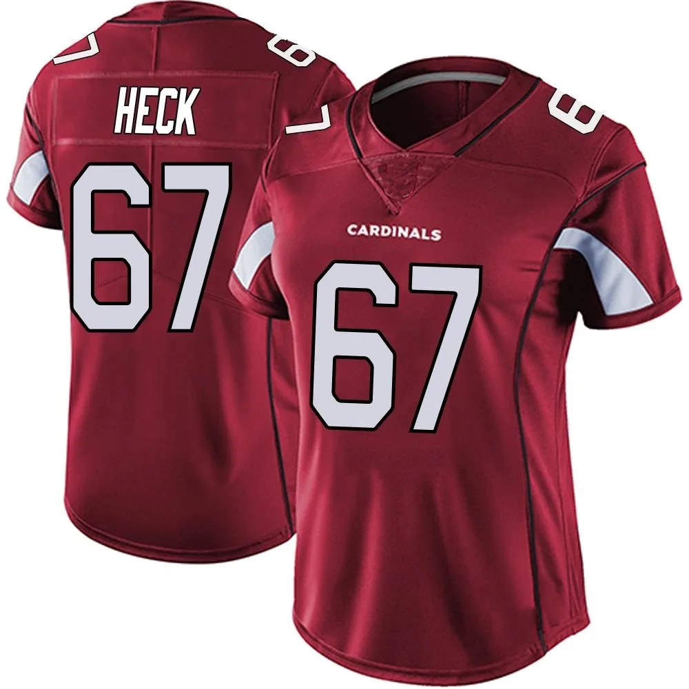 Women's Arizona Cardinals Charlie Heck Nike Vapor Team Color Untouchable Limited Red Jersey Women's Arizona Cardinals Charlie Heck Nike Vapor Team Color Untouchable Limited Red Jersey
