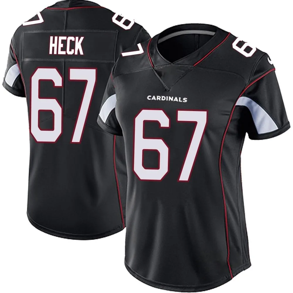 Women's Arizona Cardinals Charlie Heck Nike Vapor Untouchable Limited Black Jersey Women's Arizona Cardinals Charlie Heck Nike Vapor Untouchable Limited Black Jersey