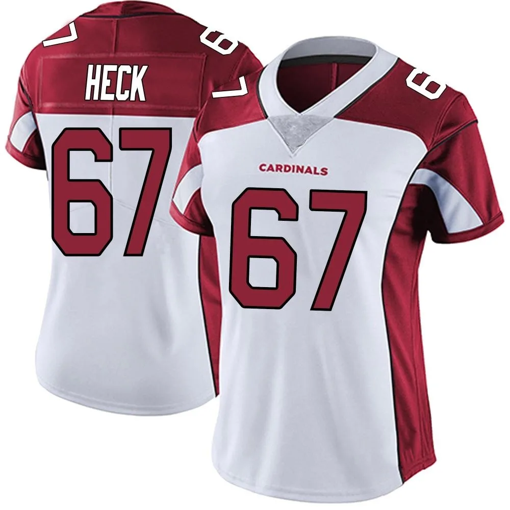 Women's Arizona Cardinals Charlie Heck Nike Vapor Untouchable Limited White Jersey Women's Arizona Cardinals Charlie Heck Nike Vapor Untouchable Limited White Jersey