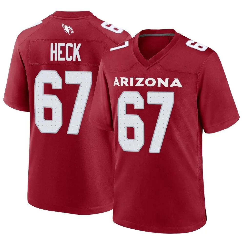 Youth Arizona Cardinals Charlie Heck Nike Cardinal Game Jersey Youth Arizona Cardinals Charlie Heck Nike Cardinal Game Jersey