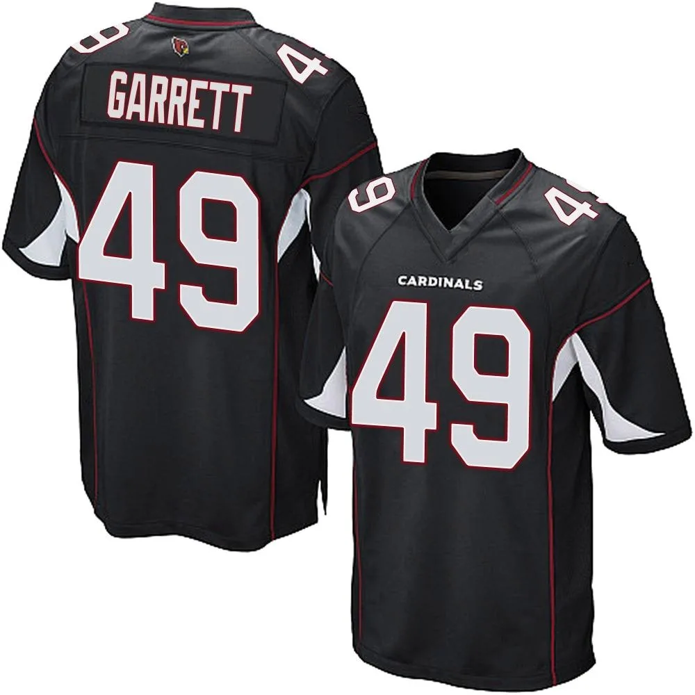 Men's Arizona Cardinals Chris Garrett Nike Alternate Game Black Jersey Men's Arizona Cardinals Chris Garrett Nike Alternate Game Black Jersey