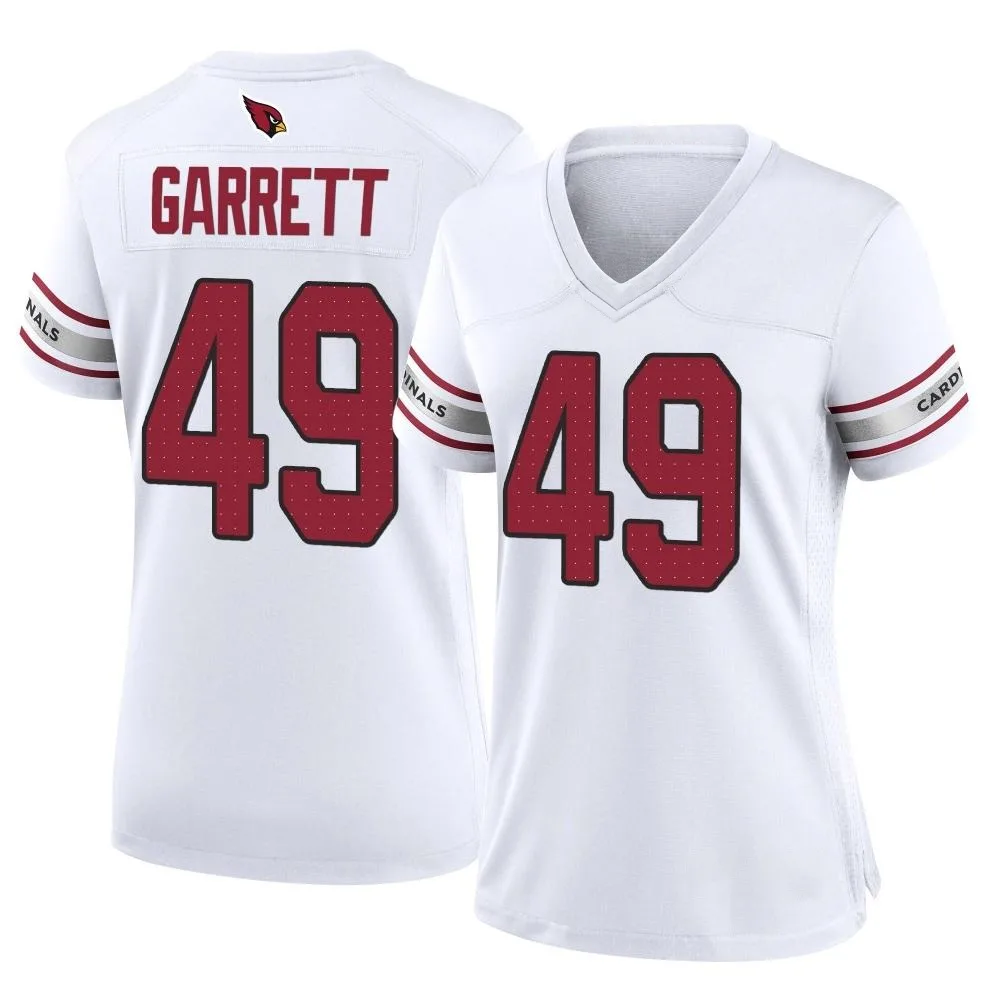 Women's Arizona Cardinals Chris Garrett Nike Game White Jersey Women's Arizona Cardinals Chris Garrett Nike Game White Jersey