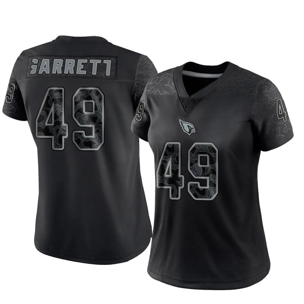 Women's Arizona Cardinals Chris Garrett Nike Reflective Limited Black Jersey Women's Arizona Cardinals Chris Garrett Nike Reflective Limited Black Jersey