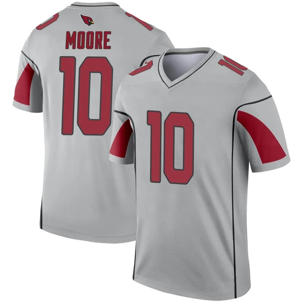 Men's Arizona Cardinals Chris Moore Nike Inverted Silver Legend Jersey Men's Arizona Cardinals Chris Moore Nike Inverted Silver Legend Jersey
