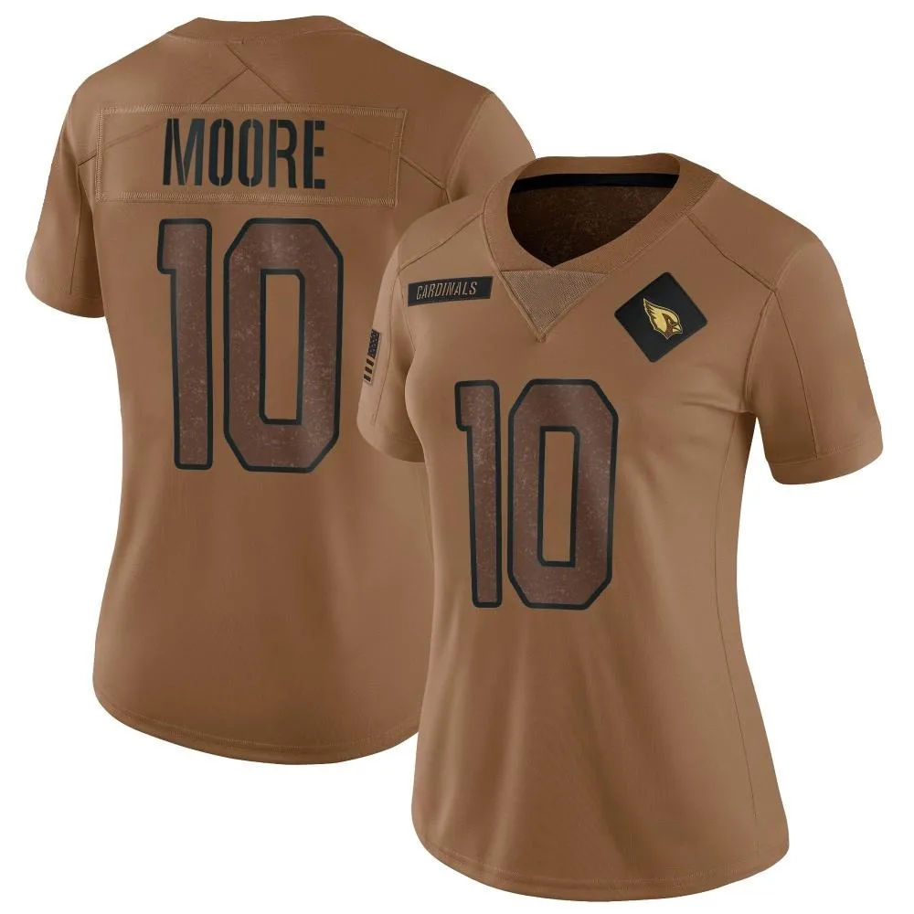 Women's Arizona Cardinals Chris Moore Nike 2023 Salute To Service Limited Brown Jersey Women's Arizona Cardinals Chris Moore Nike 2023 Salute To Service Limited Brown Jersey