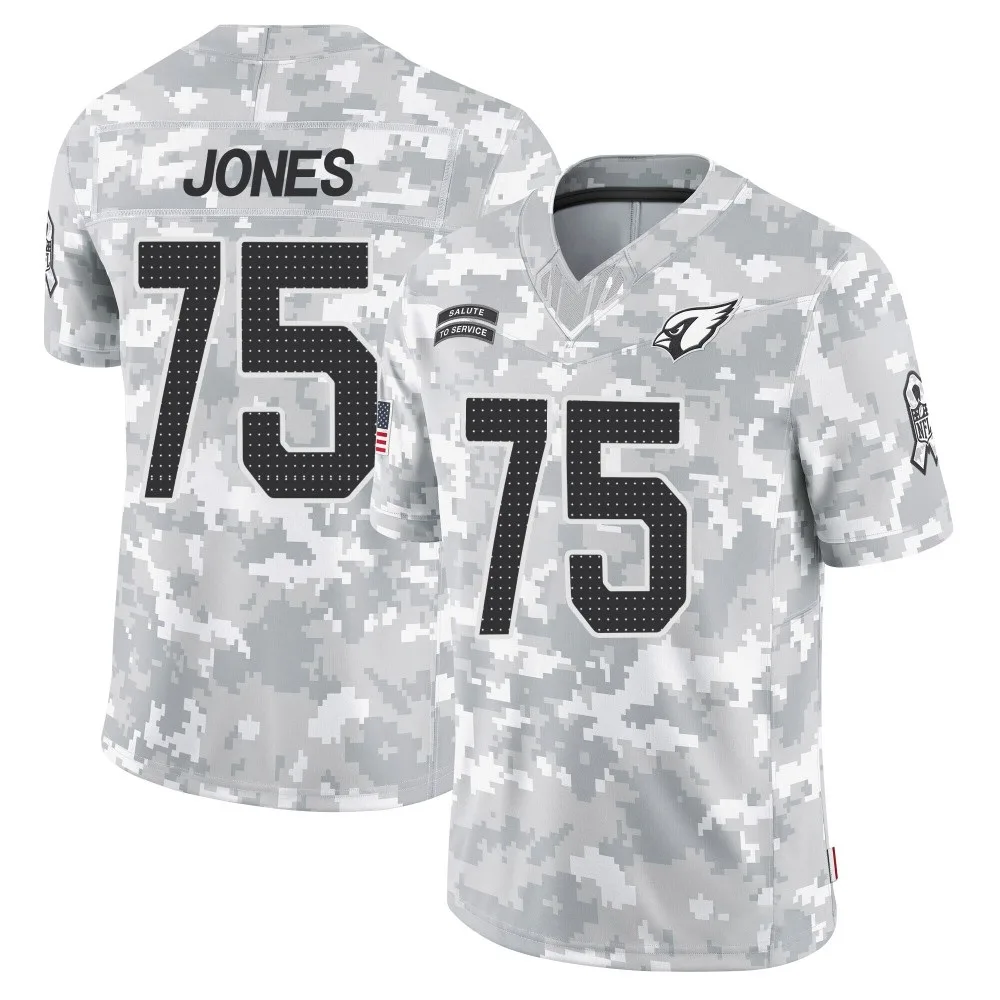 Men's Arizona Cardinals Christian Jones Nike 2024 Salute To Service Limited Arctic Camo Jersey Men's Arizona Cardinals Christian Jones Nike 2024 Salute To Service Limited Arctic Camo Jersey