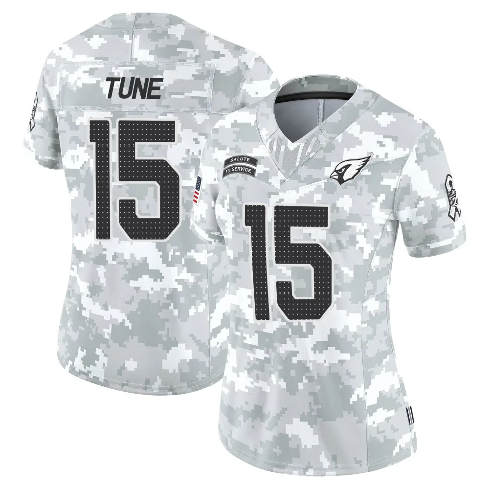 Women's Arizona Cardinals Clayton Tune Nike 2024 Salute To Service Limited Arctic Camo Jersey Women's Arizona Cardinals Clayton Tune Nike 2024 Salute To Service Limited Arctic Camo Jersey